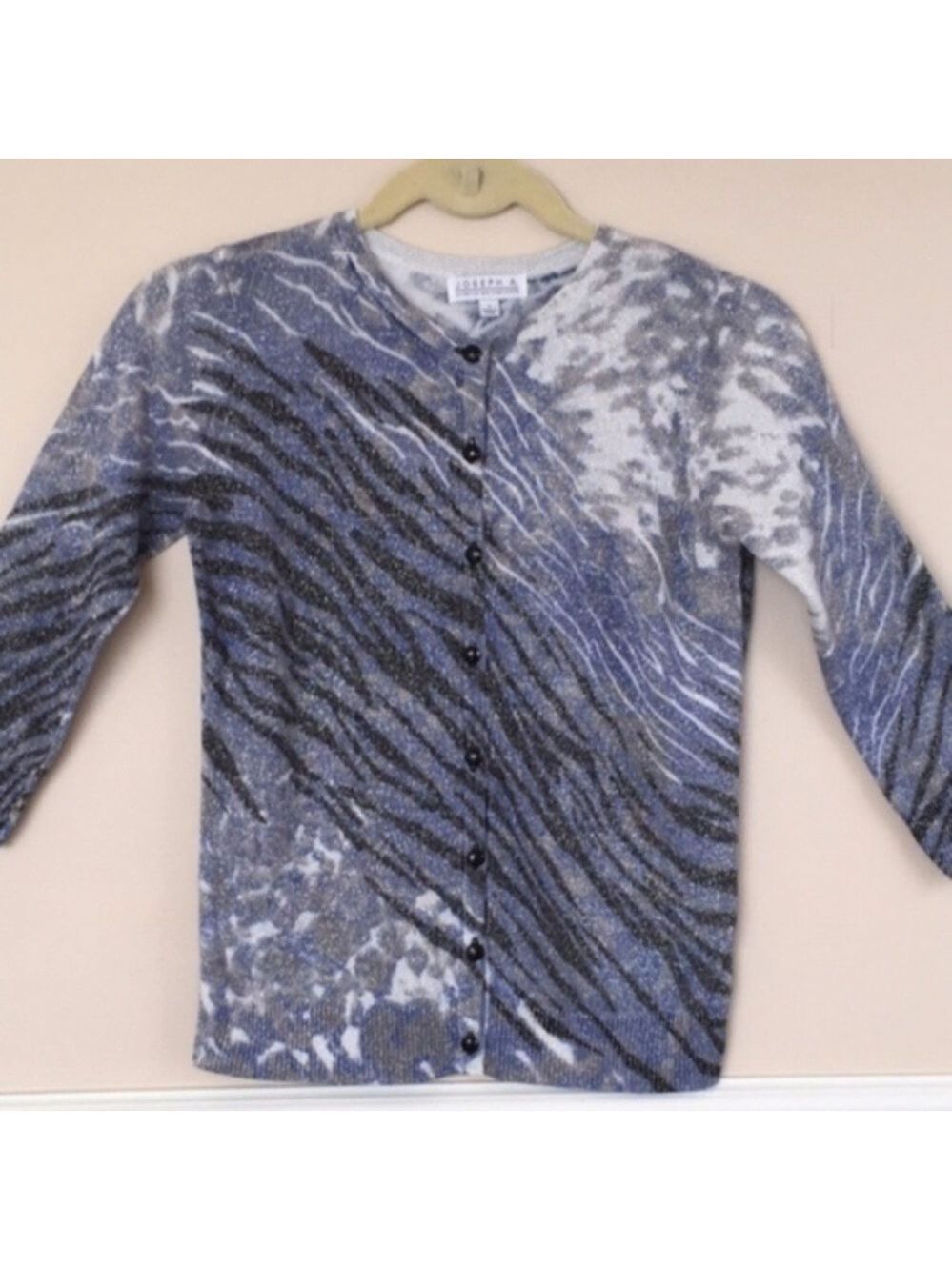 Joseph A. Metallic Cardigan